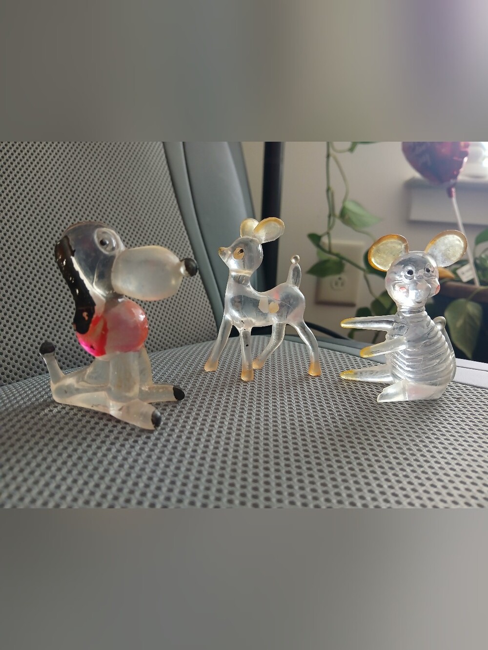 Vintage Lucite Acrylic Animal Figurine Lot